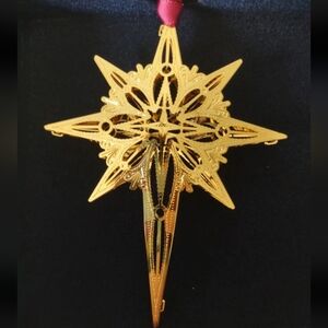 Vintage Christmas Ornament Baldwin Bethlehem Star Christmas Ornament – Intricate